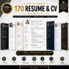 170+ Resume Templates Bundle | Professional CV & Cover Letter Templates